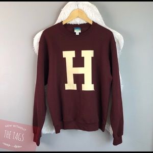 harvard h sweatshirt